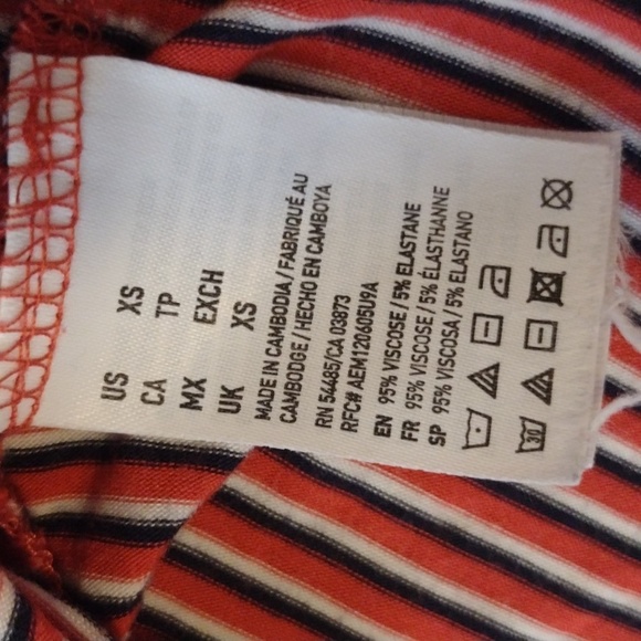 American Eagle Outfitters Soft & Sexy Striped Shirt - Picture 10 of 11